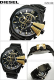 Diesel Mega Chief Chronograph Black Dial Men's Watch for man DZ4338 Gift