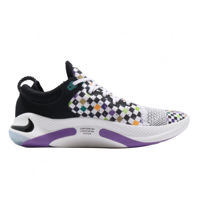 NIKE JOYRIDE FLYKNIT RUN White and Purple Shock-Absorbing Ball Woven Shoes For Man And Boys CQ5409-101