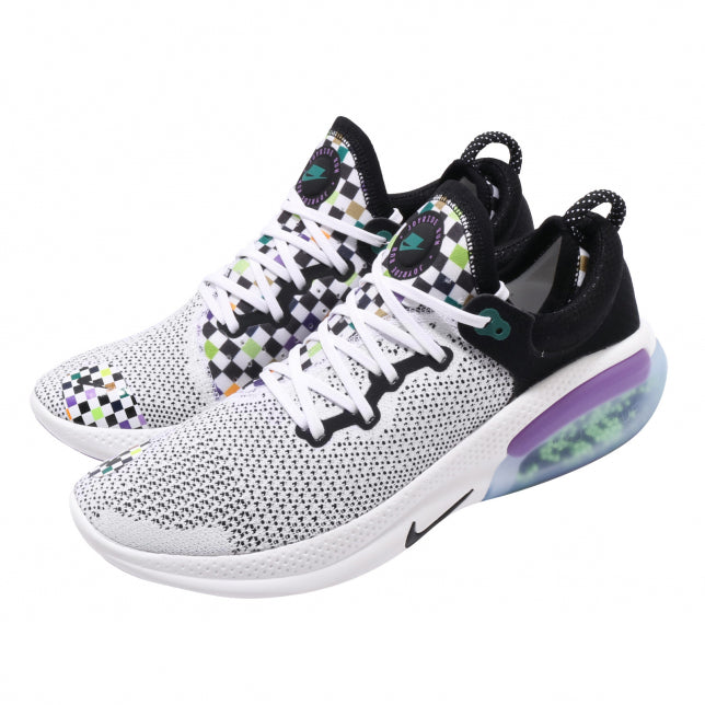 NIKE JOYRIDE FLYKNIT RUN White and Purple Shock-Absorbing Ball Woven Shoes For Man And Boys CQ5409-101