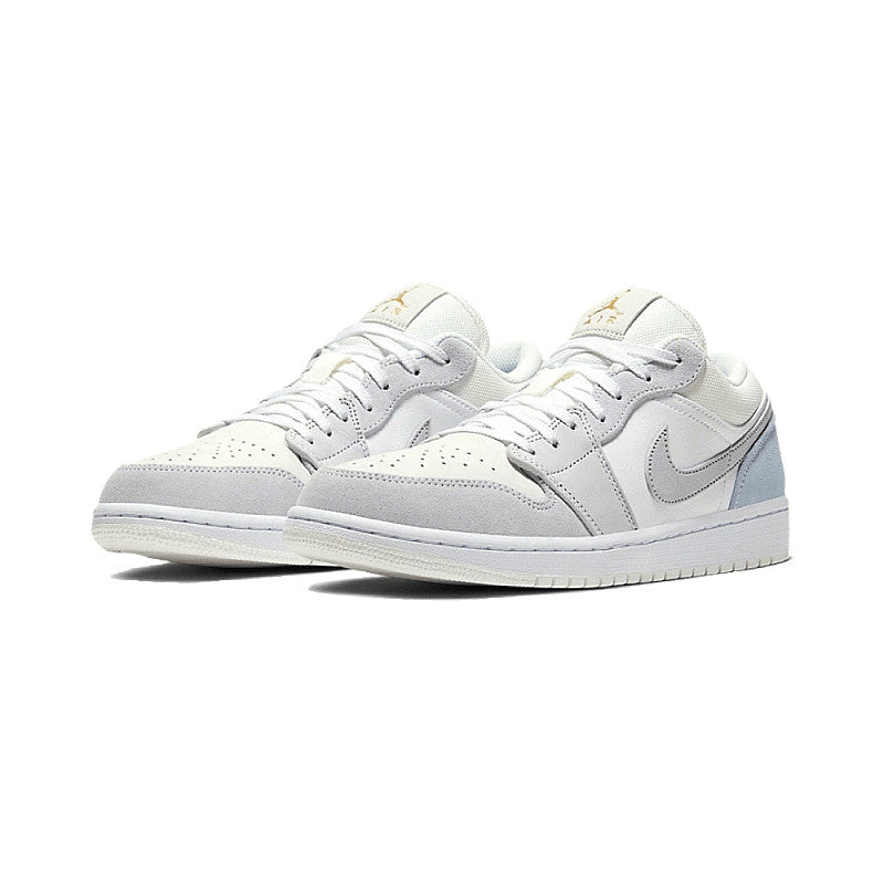 Air Jordan 1 Low Paris White Sky Grey Shoes For Man And Boys CV3043-100