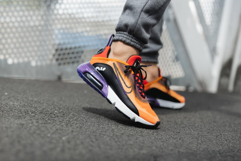 Nike Men Air Max 2090 (Magma Orange / Black-Eggplant-Habanero Red) AirMax Shoes For Men BV9977-800