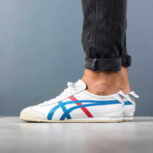 Onitsuka Tiger Mexico 66 White Blue Walking Shoes For Men And Women MEX66WTB