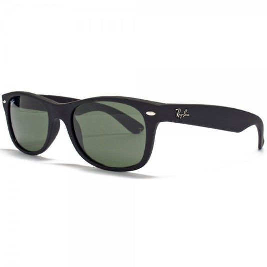 Green Color Glass Matte Black Frame Men Women Sunglass For Man Woman or Girl RB-2132 Gift Sunglass