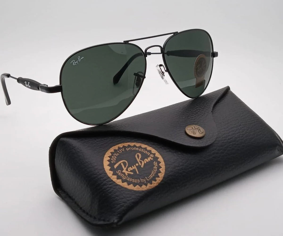 Rayban Black Glass For Man RB-920 Black Frame Gift Sunglass