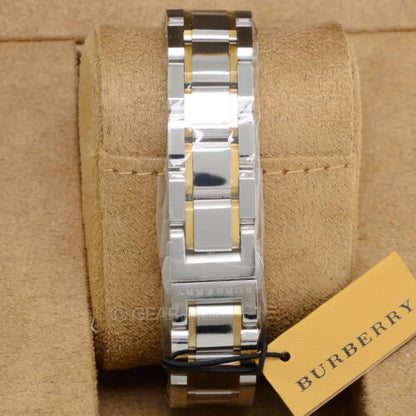 Women's BU-9042 Heritage Silver-plated With Gold Case Dated Stainless Steel Swiss Rare 35mm Women Wrist Watch