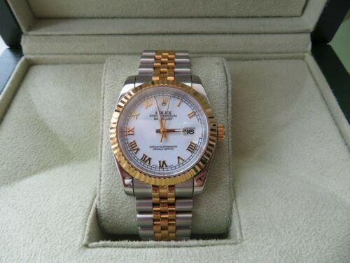 RLX Oyster Perpetual Day-Date White Dial Metal Women and Girls's Automatic Watch RLX-OYS-W-1