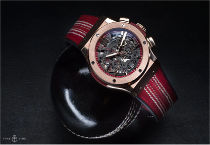 Hublot Icc Chronograph Men's Watch For Man Red Cricket Special Edition Big Bang Fusion Hb-Red-Icc