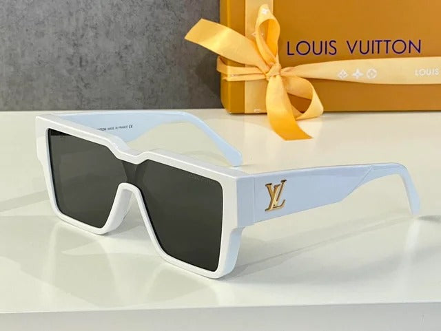 Black lenses And White Frame For Men's and Women's Sunglass Square Unisex Gift Sunglass LV-9797