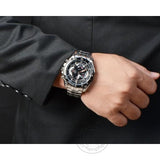 Chronograph Black Dial Men's Watch Metal Formal Casual EFR 550D-1AV